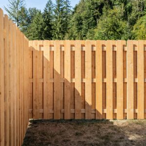 Treated Wood Privacy Fence